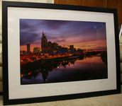 Nashville, TN Skyline Framed Print #3 of 25 Limited edition. Hand Signed and numbered by the artist